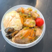 カブの肉巻き弁当。|hanakoさん