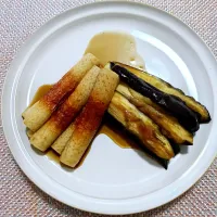 ナスとちくわの甘辛煮|あやもこさん