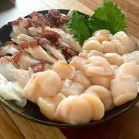 臼谷にて　茹で蛸と帆立| renharuruさん