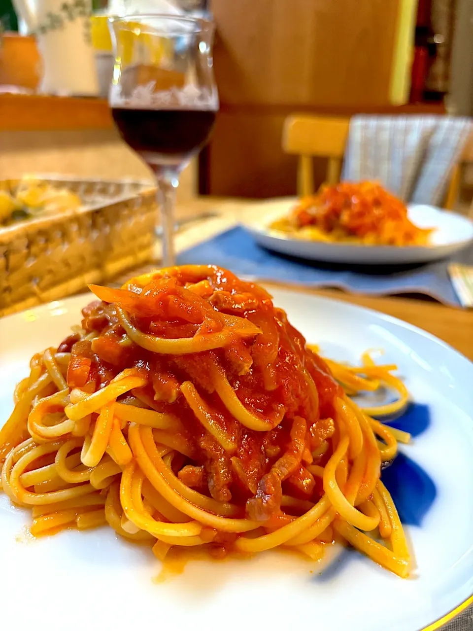 久々！なんちゃってアマトリチャーナ|かおポンさん