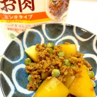 大豆のお肉ミンチで煮物|ユミさん