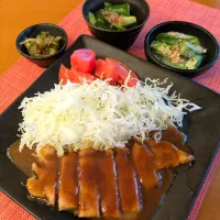 ☆トンテキ　☆オクラマヨあえ　☆たたきキュウリ梅肉あえ　☆キュウリ佃煮| chikakoさん