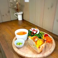 佐倉れんこんとブロッコリー、サニーショコラ🌽のキッシュ|maSami＊さん
