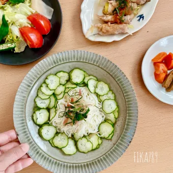 Snapdishの人気料理写真:さっぱり食べよう 冷や汁風そうめん