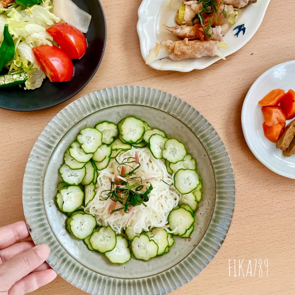 さっぱり食べよう 冷や汁風そうめん|FIKA789さん