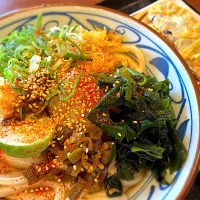 丸亀製麺「青唐おろしうどん ぶっかけうどん」|じゅんさんさん