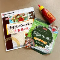 ライスペーパー&シラチャーソース|かわうそcookingさん
