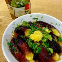 茄子の焼き浸しわさび風味|しばざきまりさん