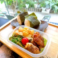 息子のお弁当🍴😋| ゆき茶❁⃘*.ﾟさん