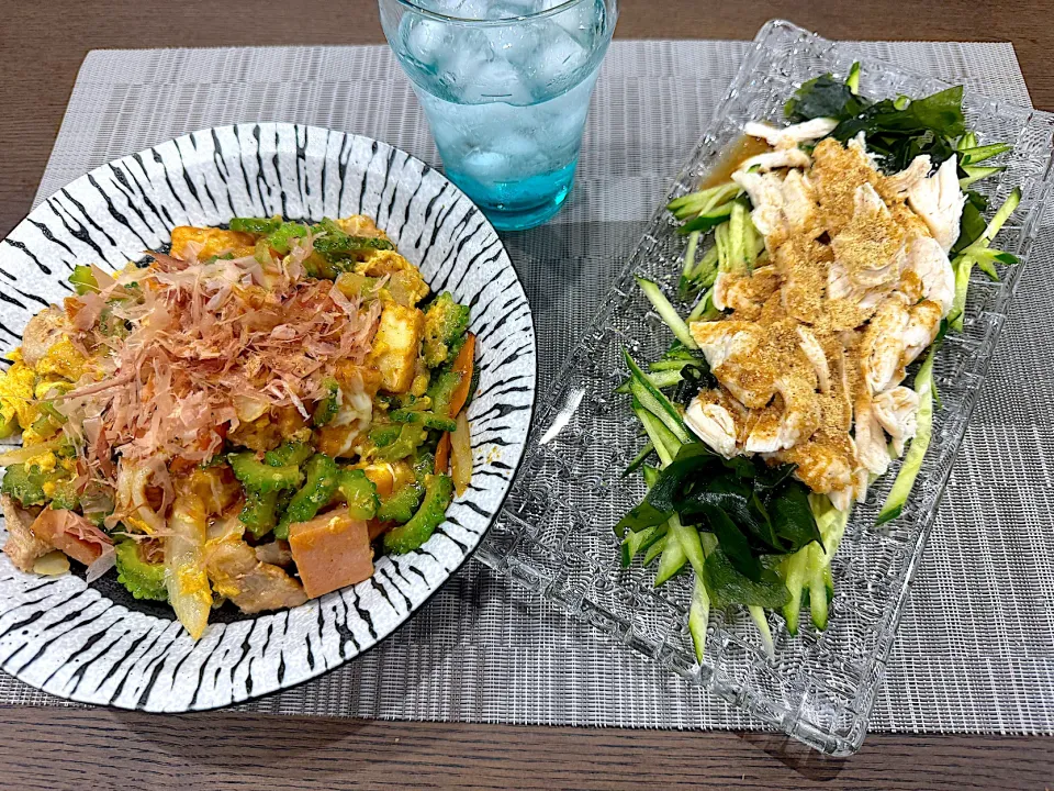 初採れゴーヤ ＆ その他 自家栽培野菜で晩ご飯|sakuramochiさん