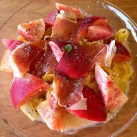 ペスカショップ　桃の冷製パスタ|hiroeさん