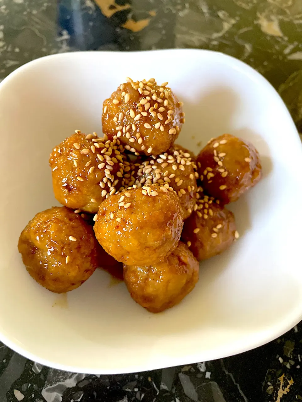 肉団子の照り焼き|団長さん