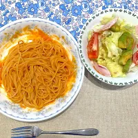 パスタとサラダ|おしゃべり献立さん