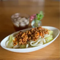 7/13の昼食　坦々うどん|yoneさん