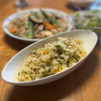 7/13の夕食　高菜炒飯|yoneさん