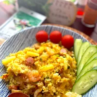 パパ氏さんの料理 🌺🌺Foodie🌺🌺さんの料理 パイナップル炒飯| 🌺🌺Foodie🌺🌺さん