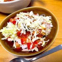 夏野菜のタコライス風|gu-gohanさん