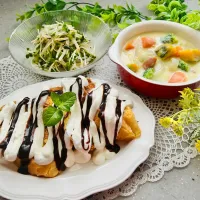 「フレンチトーストとシチューで朝ごはん」|バシュランさん