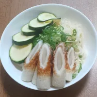 竹輪とズッキーニの素麺|ナナさん