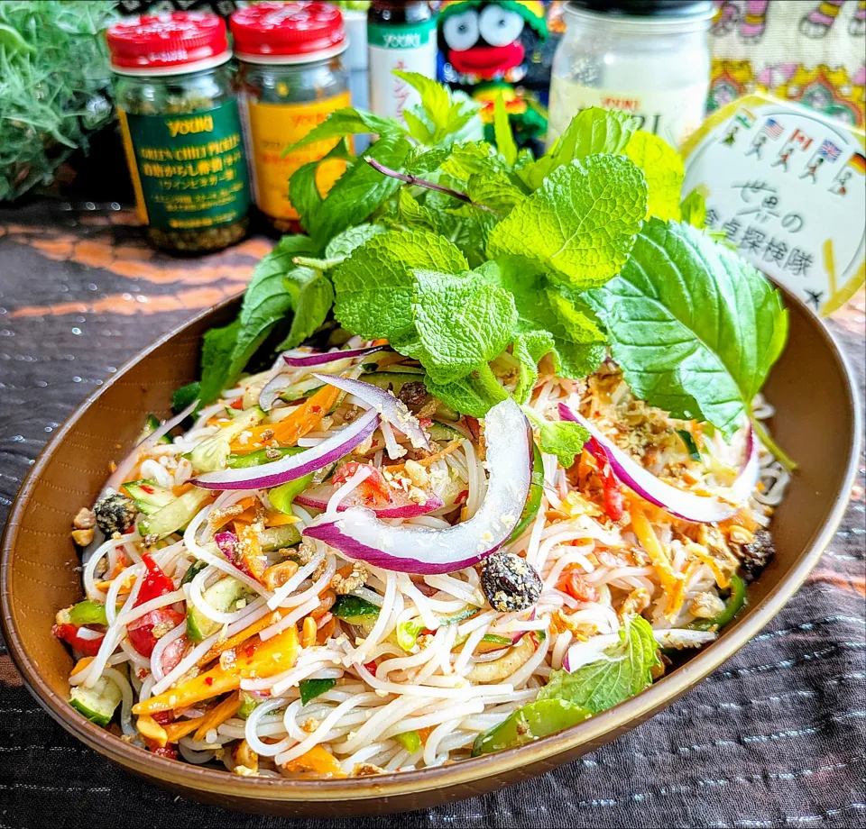 🌏『世界の食卓探検隊』🇱🇦ラオス料理
【🇱🇦タムソムサラダ】|ayaさん