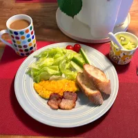 ローゼルさんちの朝ごはん　2025・7・14|ローゼルさん