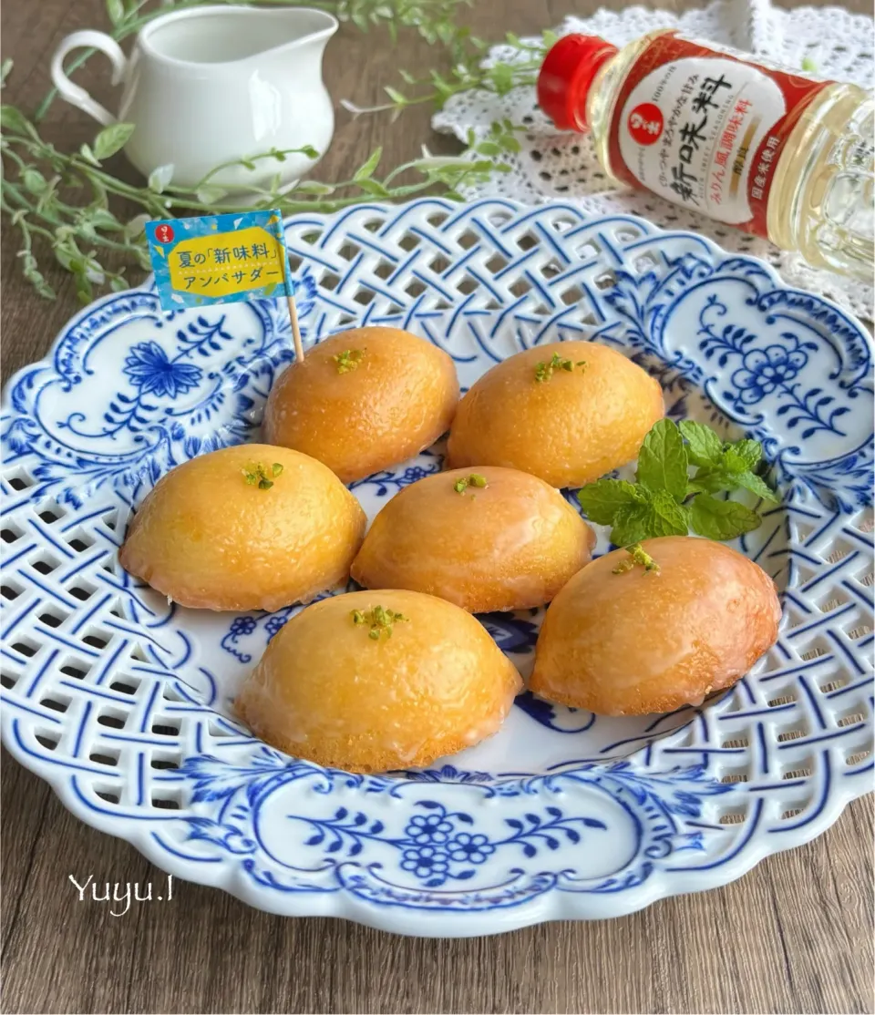 シロップ染み込ませた しっとりレモンケーキ🍋|ゆーこどんさん