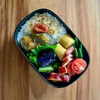 高1男子お弁当　サワラの梅味噌焼き🐟|kaeさん