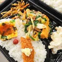 島豆腐の牡蠣ソース炒め弁当|景子さん
