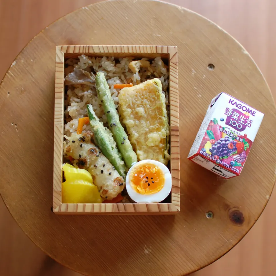 炊き込みご飯と天ぷら|naeさん
