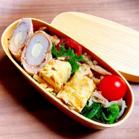 🙂竹輪チーズ肉巻き弁当🙂|Laniさん