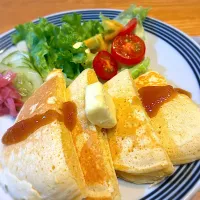 パンケーキでブランチ|じゅんさんさん