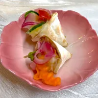 ✨餃子皮カップ アペタイザー✨おからポテサラ🥗|henryさん