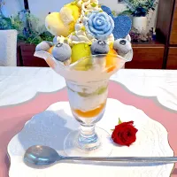 りんりんさんの料理 メロン活🍈Rawホイップメロンパフェ|りんりんさん