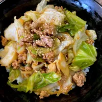 ひき肉とキャベツの味噌炒め| satoruさん