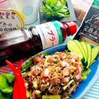 🌺🌺Foodie🌺🌺さんの料理 タイ料理🇹🇭マグロのラープ💕💕💕💕