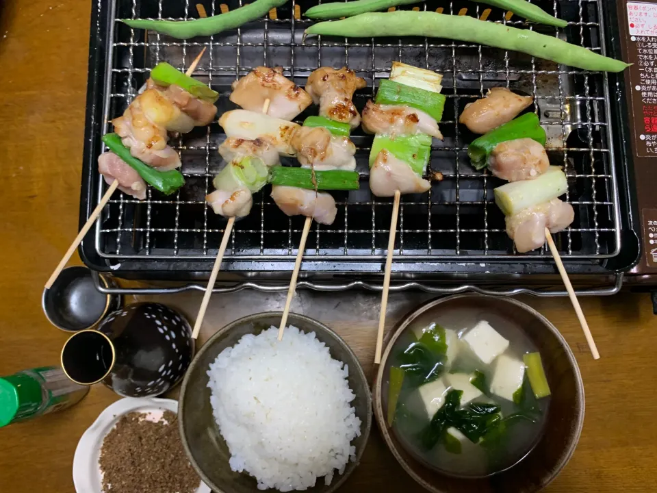 夕食　焼き鳥|ATさん