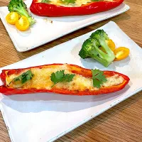 パプリカのツナチーズ焼き|tomopiさん