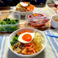 お夕飯　ビビンバ丼|renharuruさん