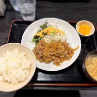 豚しょうが焼き定食@お食事処 きぬや|morimi32さん