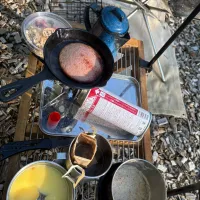 キャンプの朝ご飯| ミカさん