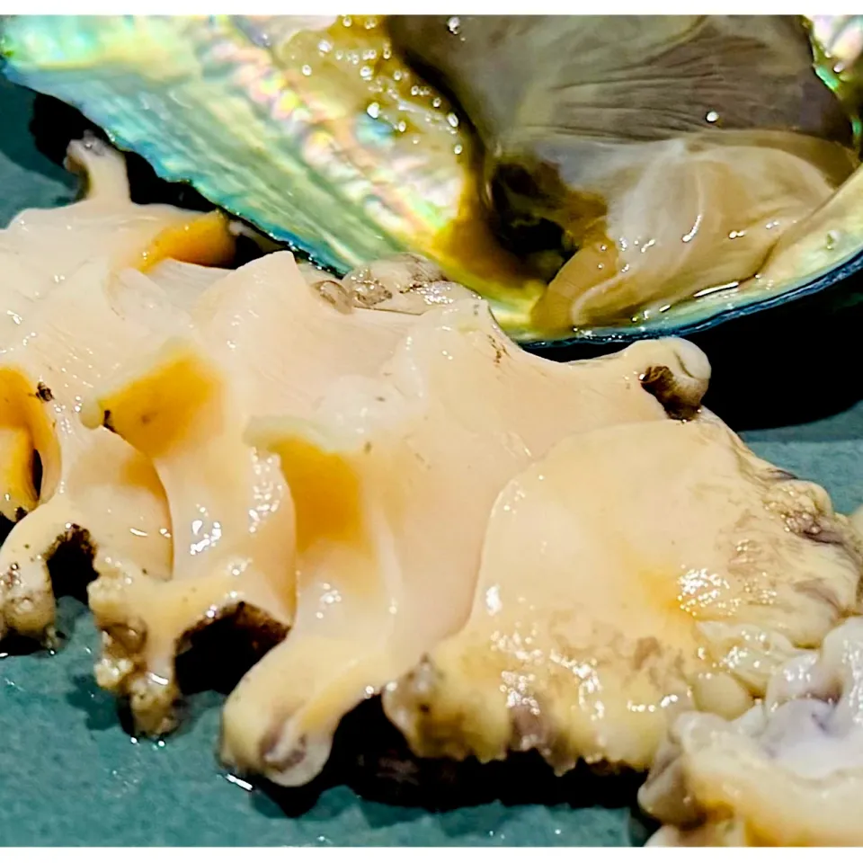 鮑の刺身|ヨシュアさん