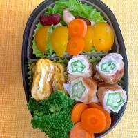 JK弁当🍱！オクラチーズ巻き|ティーダさん