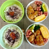 塩唐揚げ弁当。娘弁当。|ゆーこ。さん