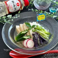 鶏塩冷やし和風リゾット|ゆーこどんさん