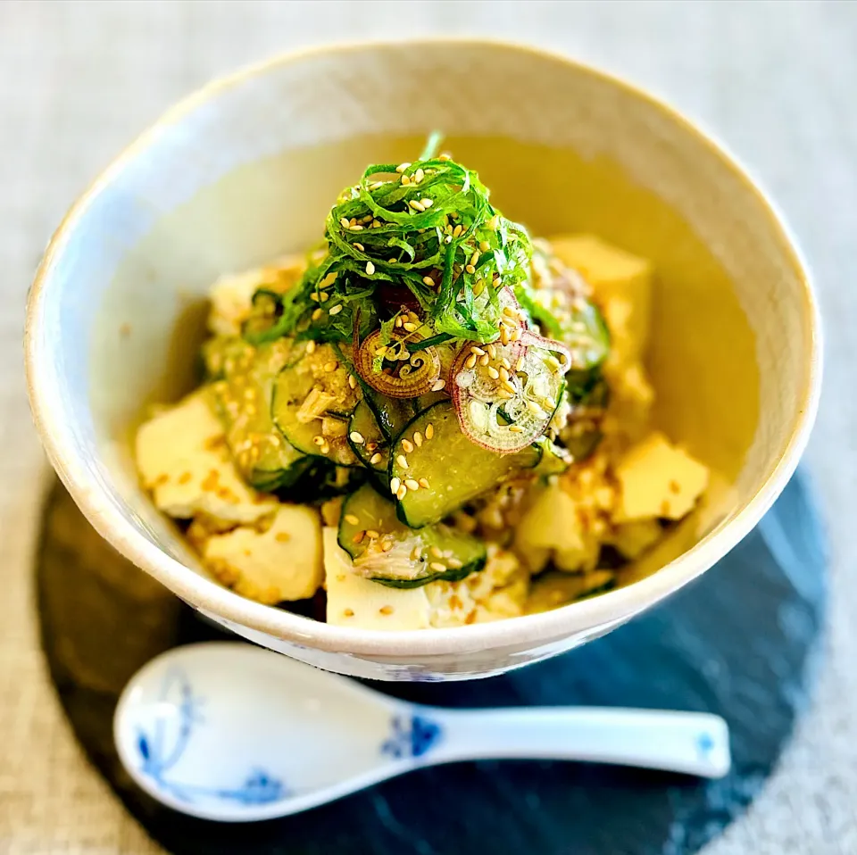 つぶみそde冷や汁風な丼ぶり|M⭐︎さん