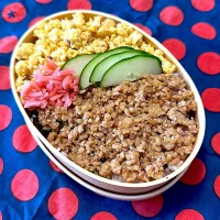 2025.07.15三色丼弁当🍱😋|mari-pさん
