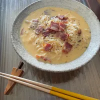 カルボナーラそうめん　朝イチ|sonokoさん