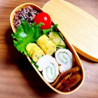 🙂ささみチーズ大葉巻き弁当🙂|Laniさん