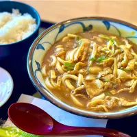 カレーうどん定食|にゃあ（芸名）さん