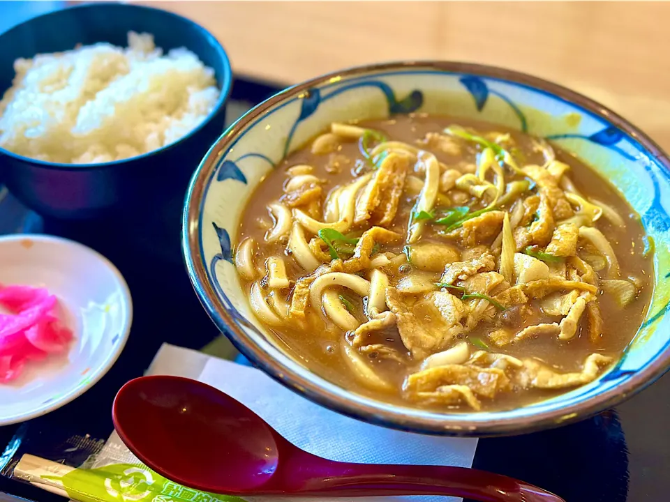 カレーうどん定食|にゃあ（芸名）さん